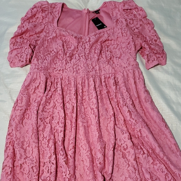 Torrid Sweetheart Neckline Lace Skater Dress - Picture 1 of 10